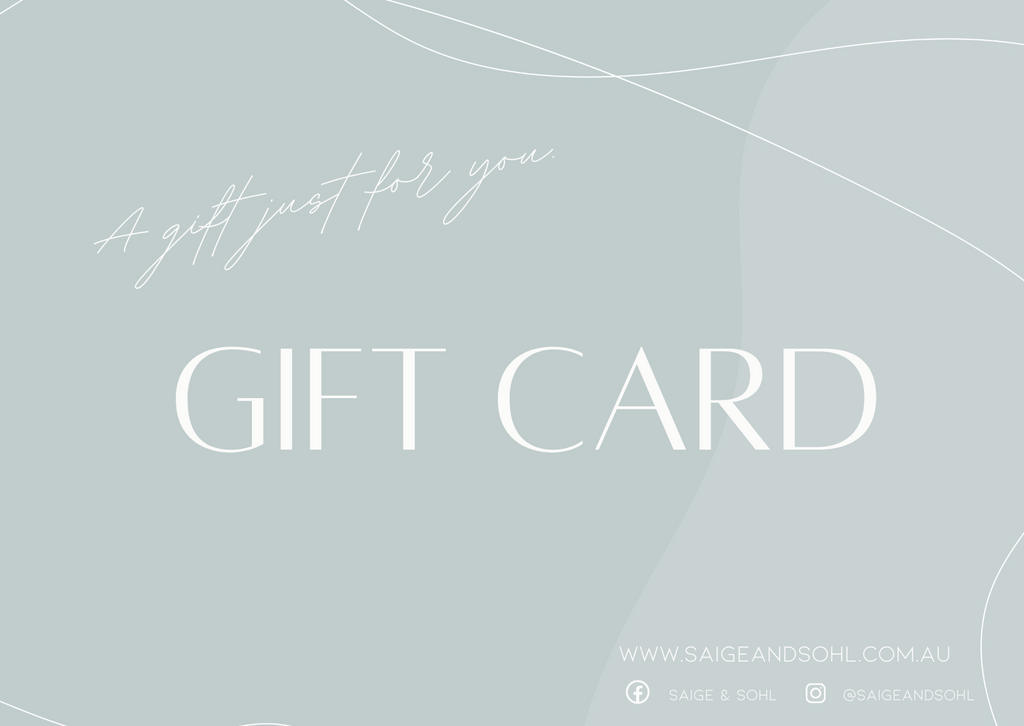 Gift Card - Saige & Sohl 