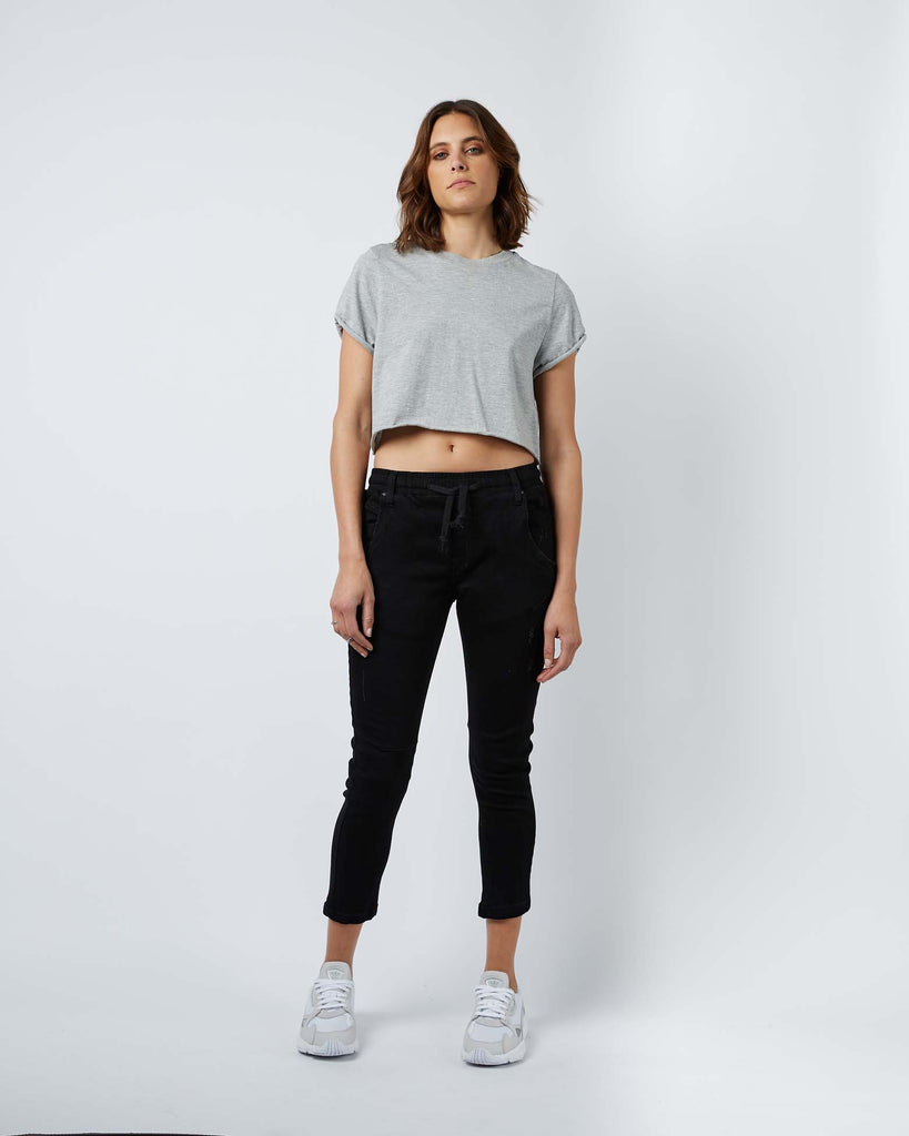 Active Jeans - Black - Saige & Sohl 