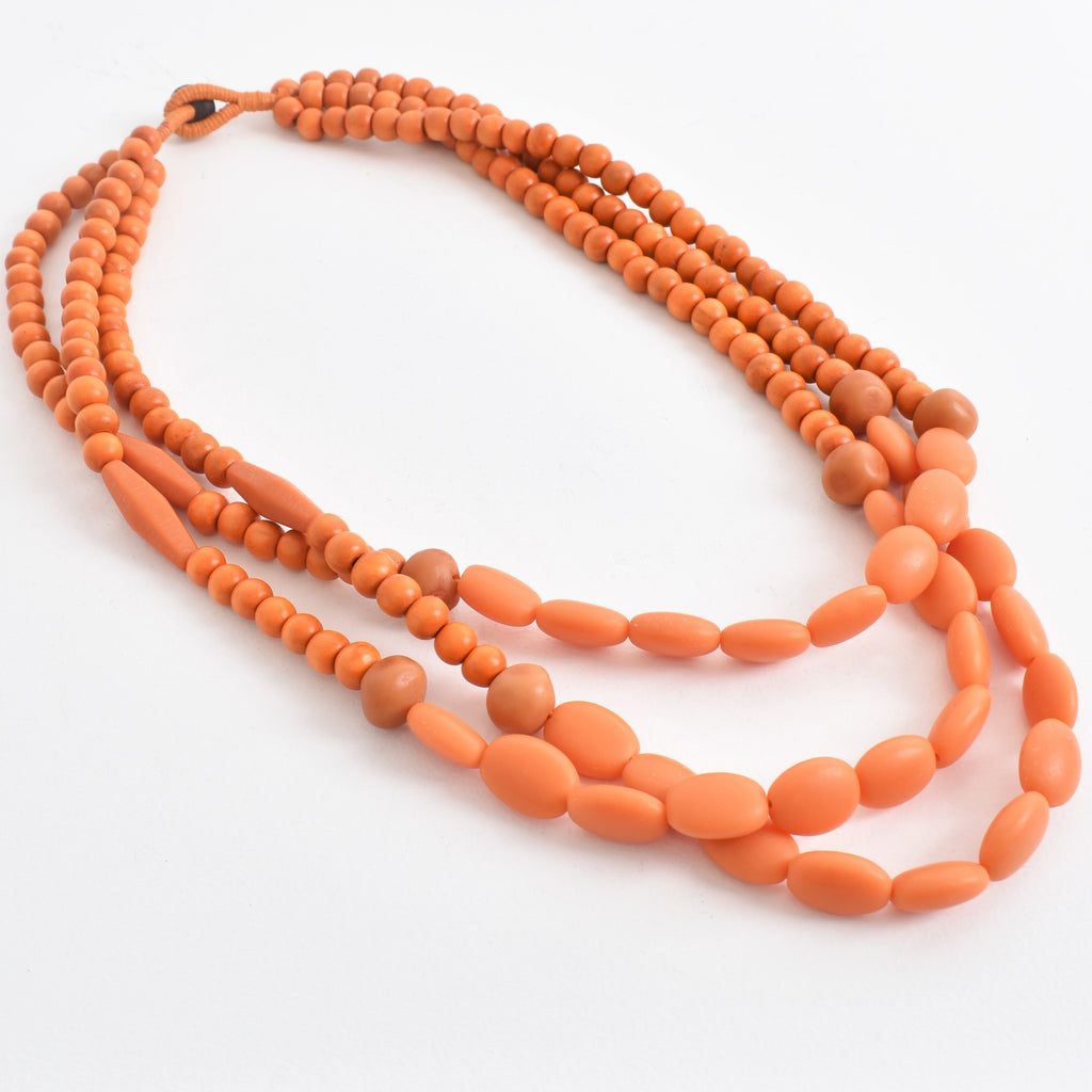 Strand Resin & Timber Bead Necklace 3 - Saige & Sohl 